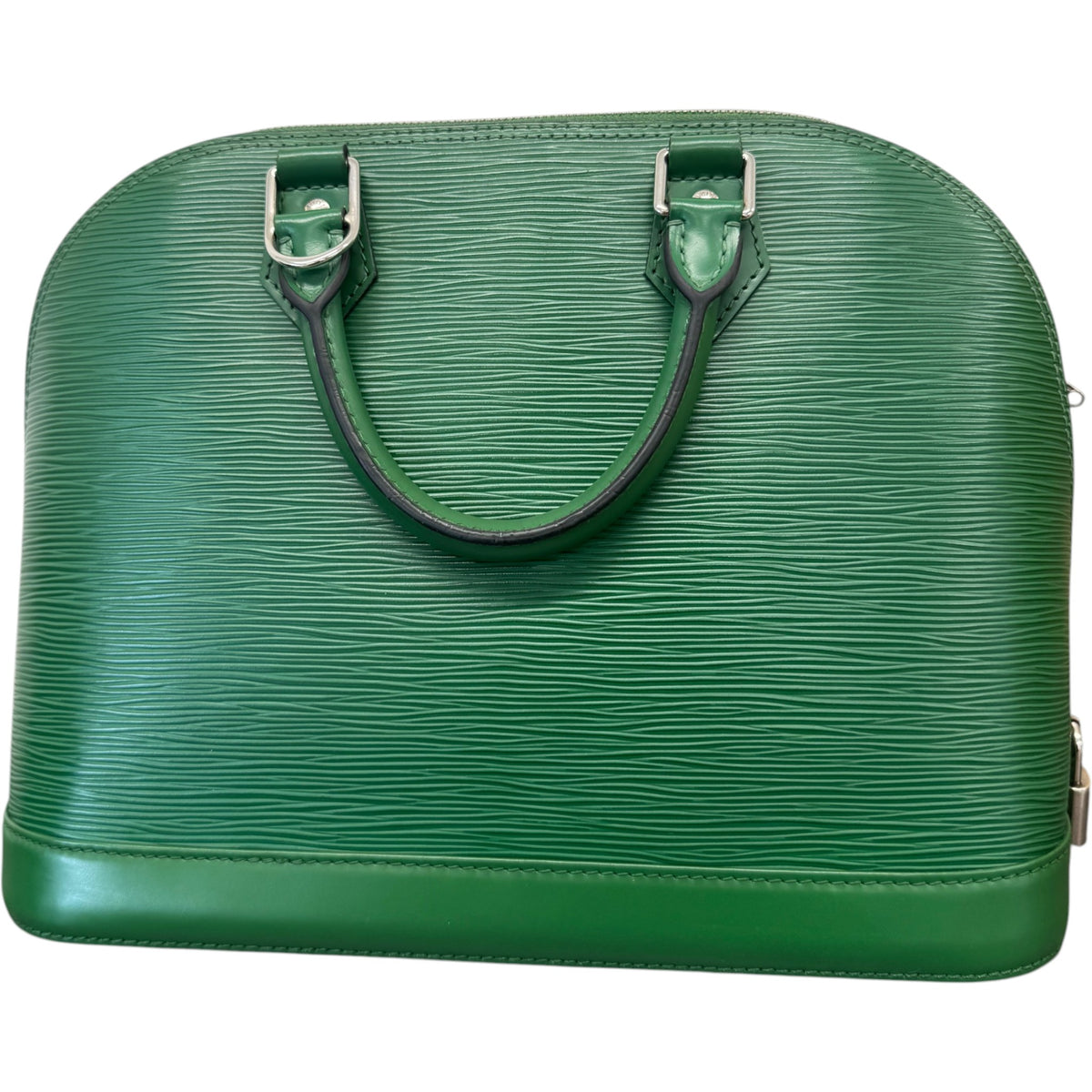Women's Epi Alma PM Handbag Green - Photo 3