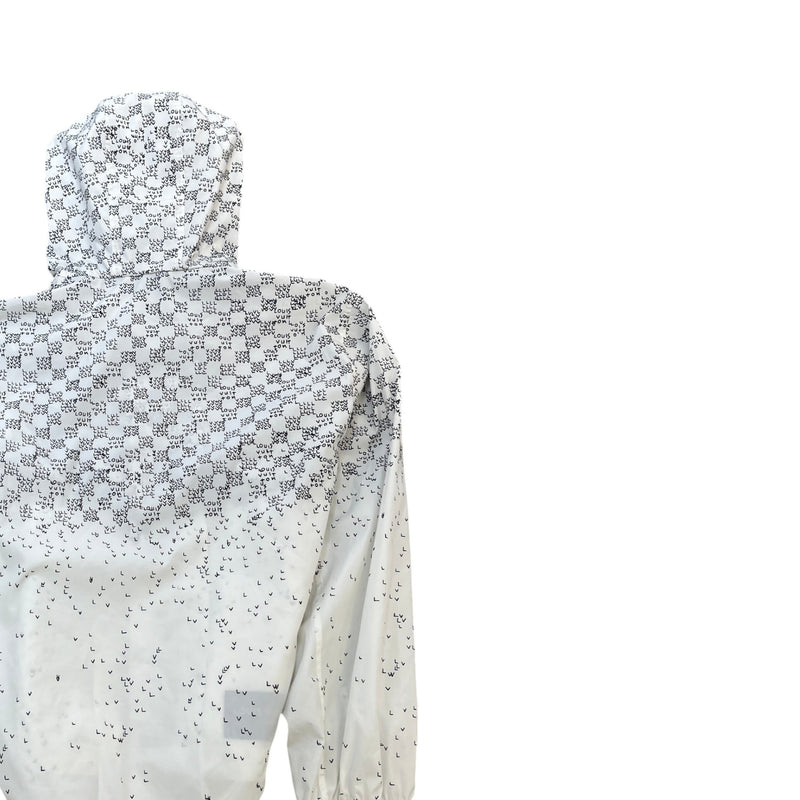 Men's Damier Spread Windbreaker White Size L