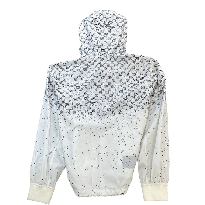 Men's Damier Spread Windbreaker White Size L