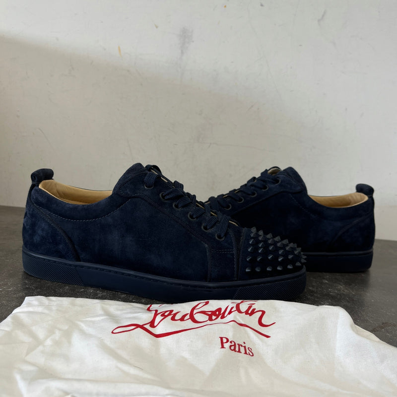 Men's Louis Junior Spikes Flat Low Trainers Navy Size UK 8.5 / EU 42.5
