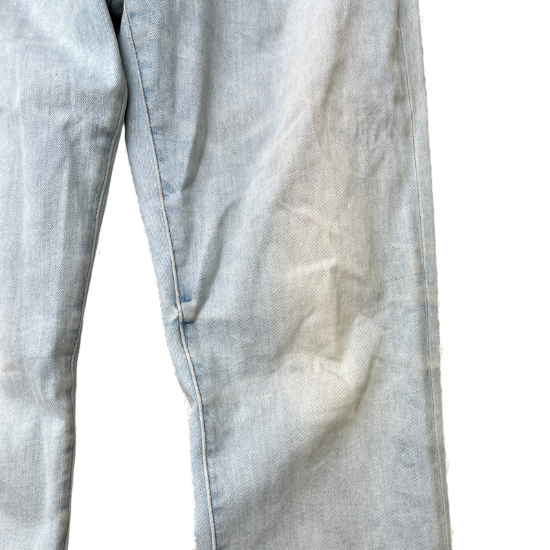 Men's Logo Patch Jeans Blue Size IT 52 / UK 36