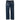 Men's Zip Detail Plaque Logo Jeans Blue Size Waist 34"