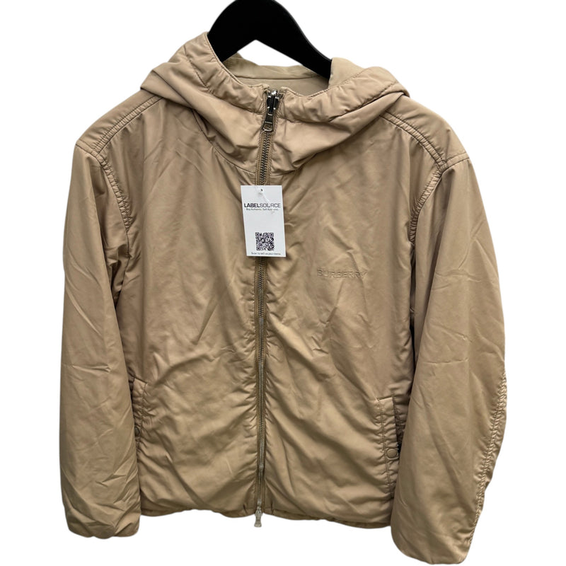 Men's Stanford Reversible Check Windbreaker Beige Size S