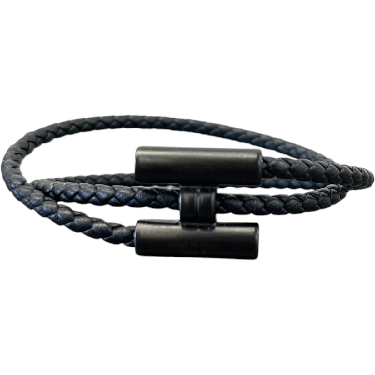 Men's Tournis Tresse Bracelet Black - Photo 1