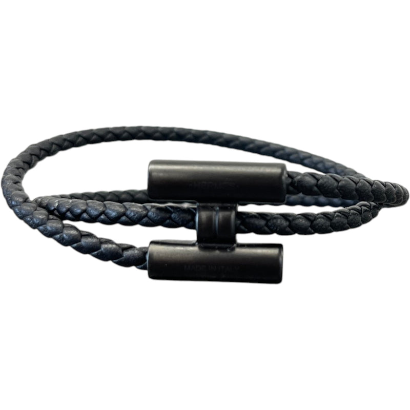 Men's Tournis Tresse Bracelet Black