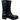Women's Drops Flat Half Rain Wellies Black Size EU 36 / UK 3