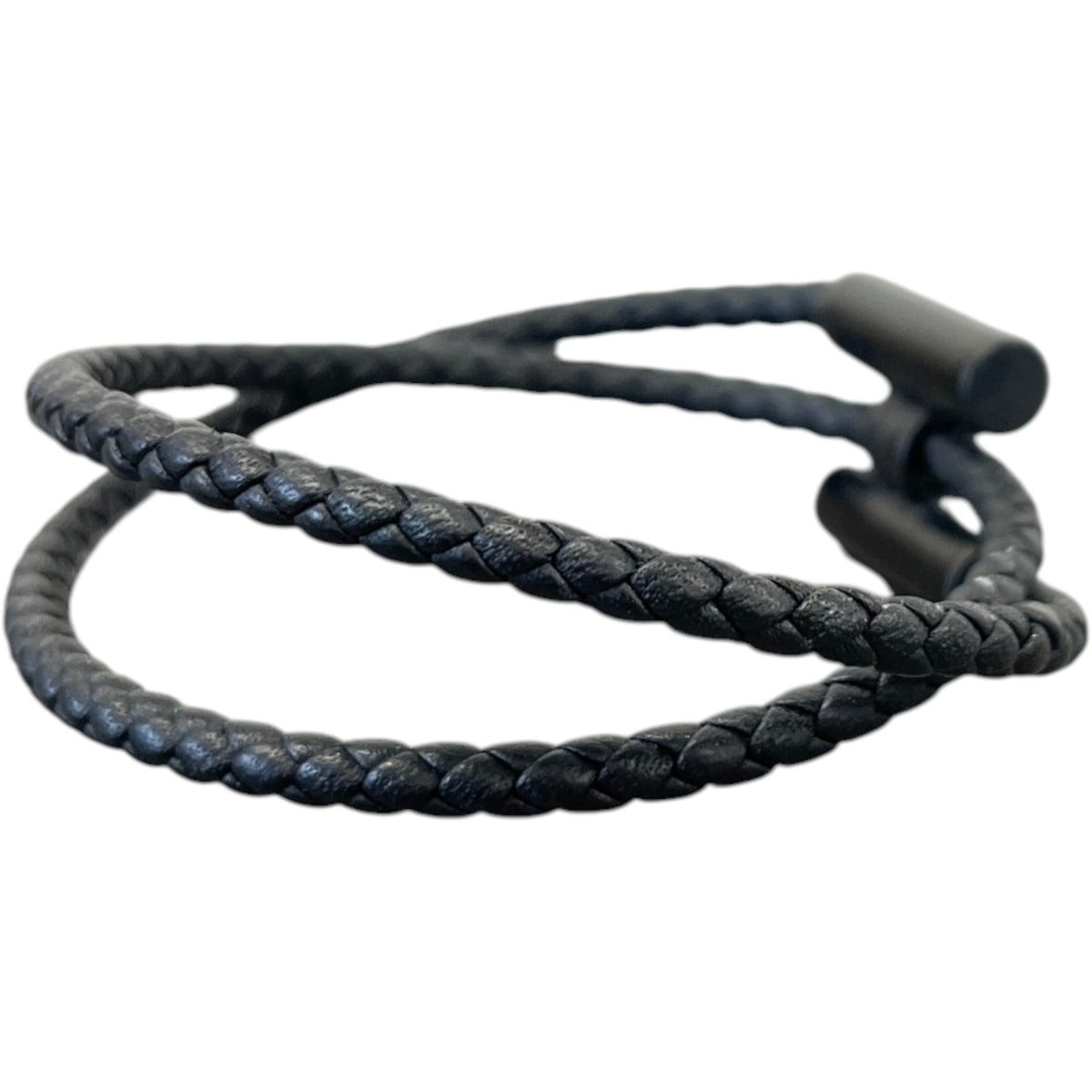 Men's Tournis Tresse Bracelet Black - Photo 2
