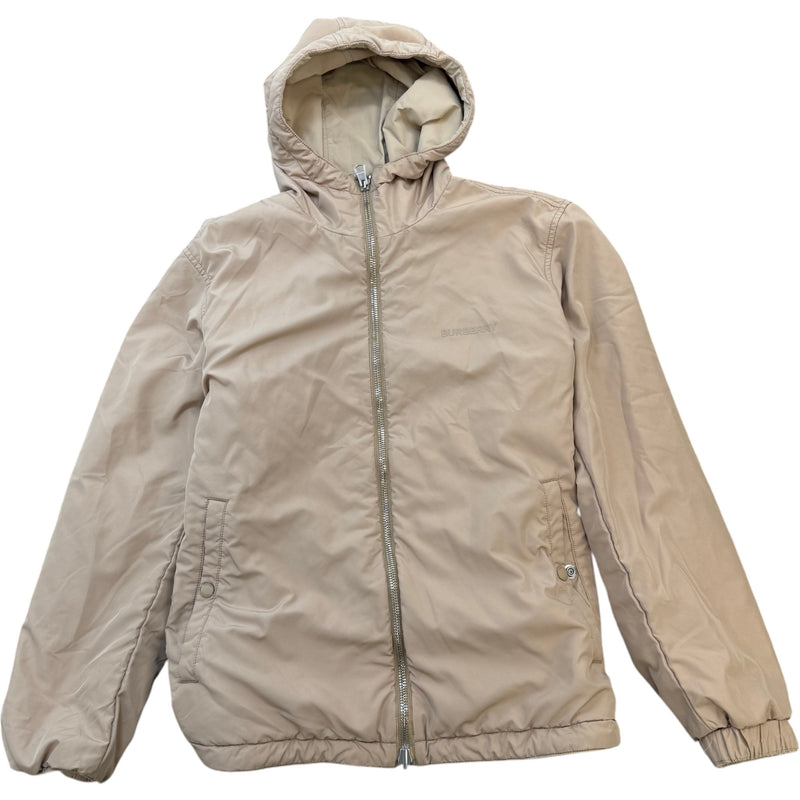 Men's Stanford Reversible Check Windbreaker Beige Size S