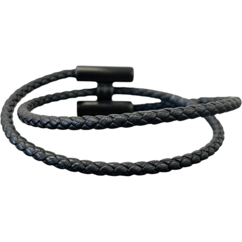 Men's Tournis Tresse Bracelet Black