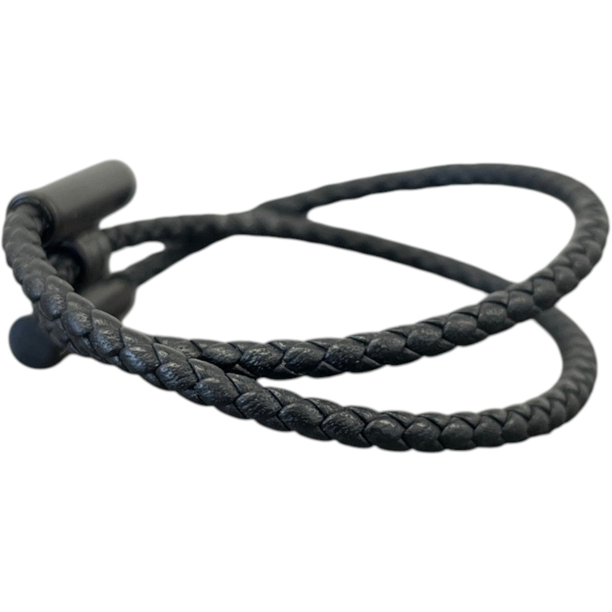 Men's Tournis Tresse Bracelet Black - Photo 4