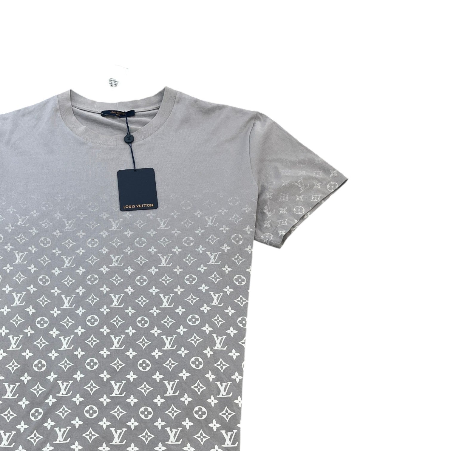 Men's Monogram Gradient T-Shirt Grey Size XXL - Photo 3