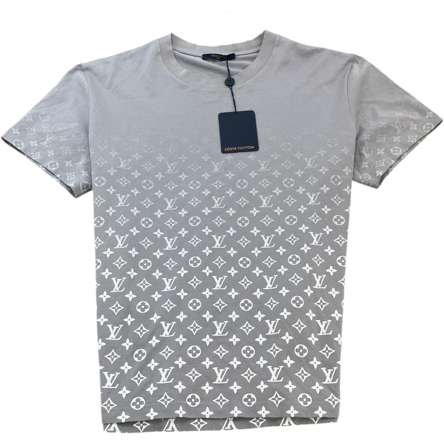 Men's Monogram Gradient T-Shirt Grey Size XXL - Photo 1