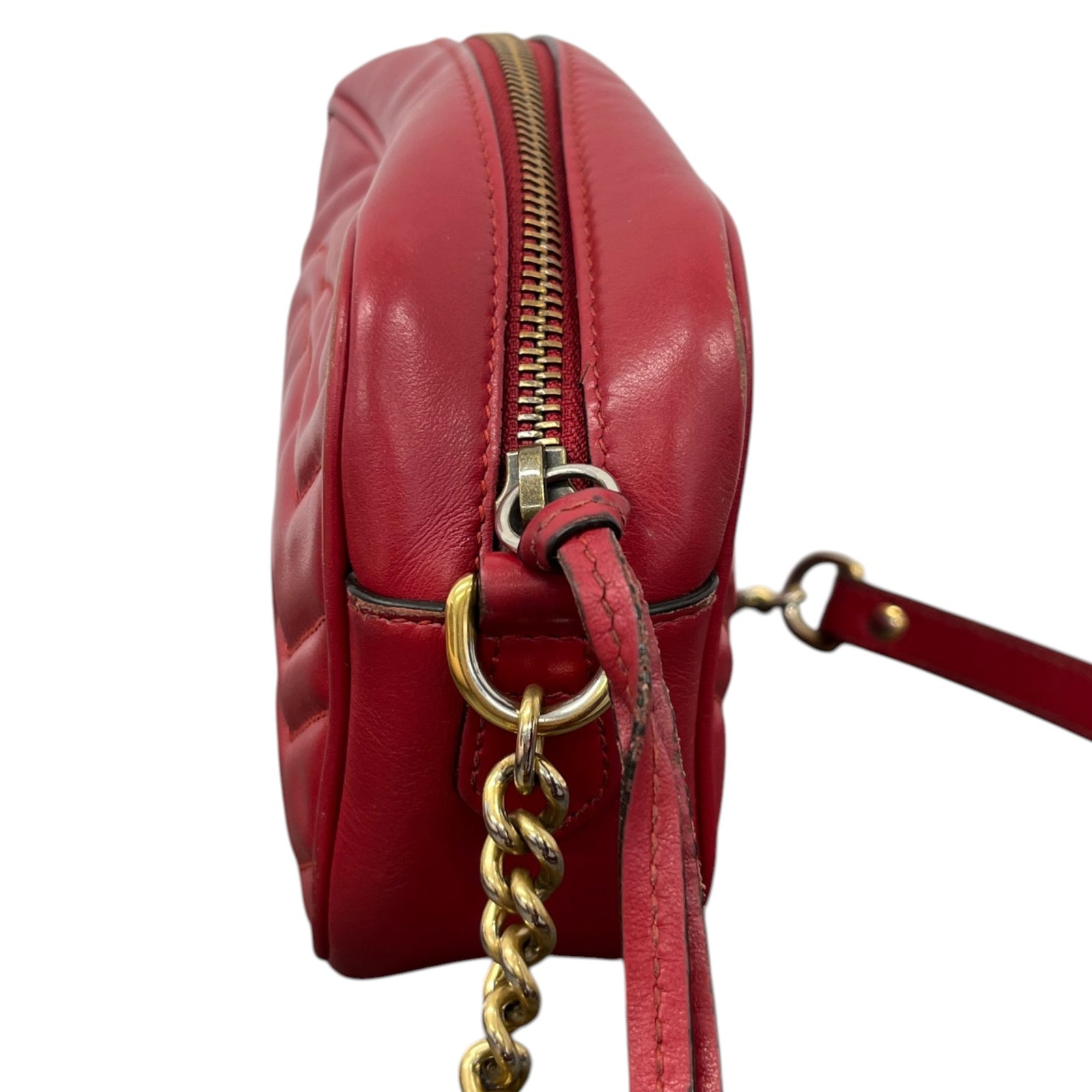 Women's Gg Marmont Bag Red - Photo 7