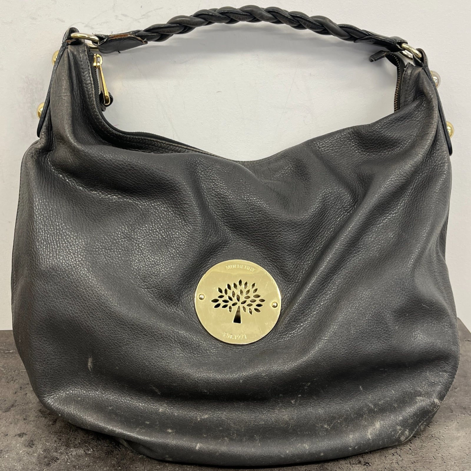 Women's Daria Hobo Large Bag Grey - Photo 8