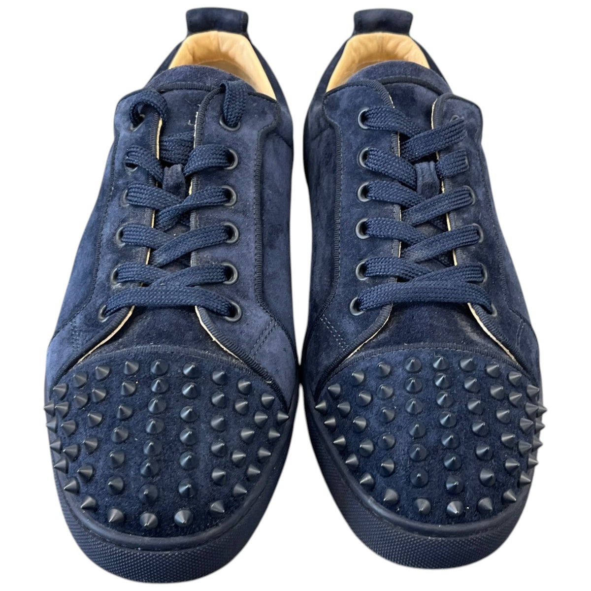 Men's Louis Junior Spikes Flat Low Trainers Navy Size UK 8.5 / EU 42.5 - Photo 6