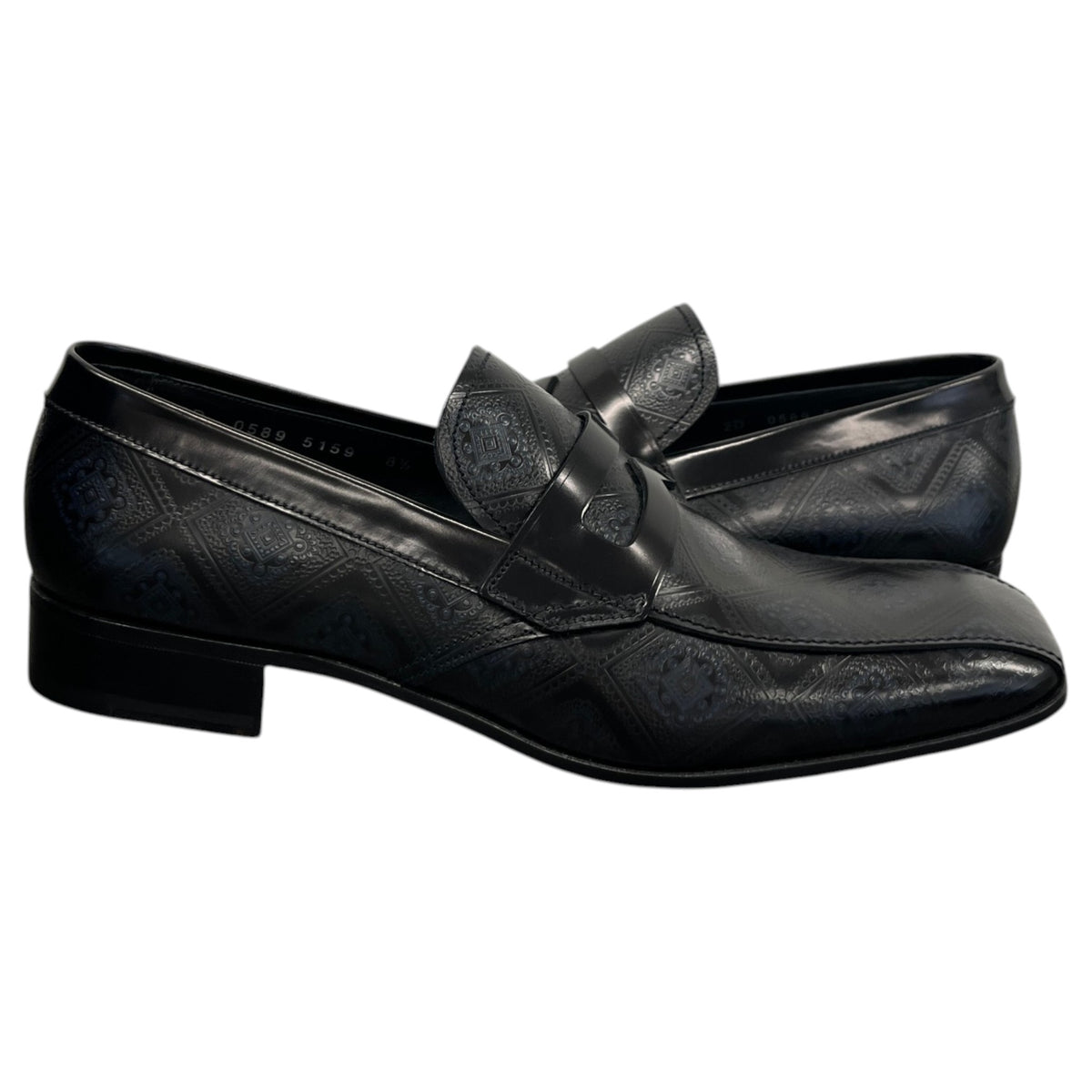 Men's Roberto Cavalli Loafers Blue Size UK 8.5 / EU 42.5 - Photo 3