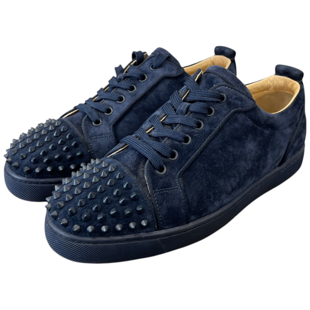 Men's Louis Junior Spikes Flat Low Trainers Navy Size UK 8.5 / EU 42.5 - Photo 9