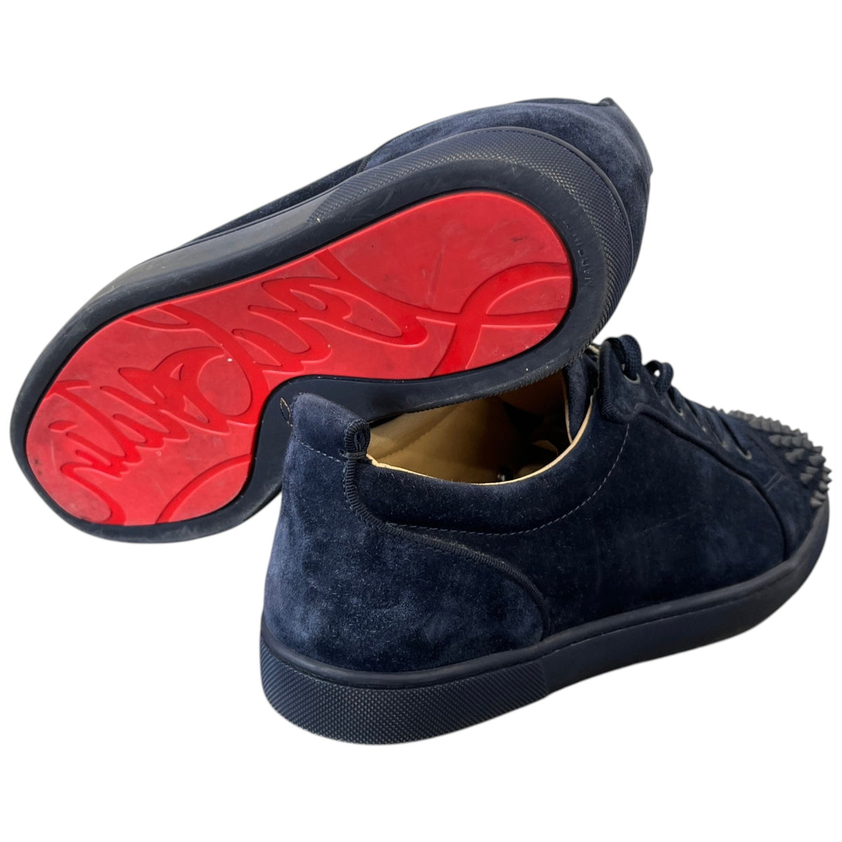 Men's Louis Junior Spikes Flat Low Trainers Navy Size UK 8.5 / EU 42.5 - Photo 10