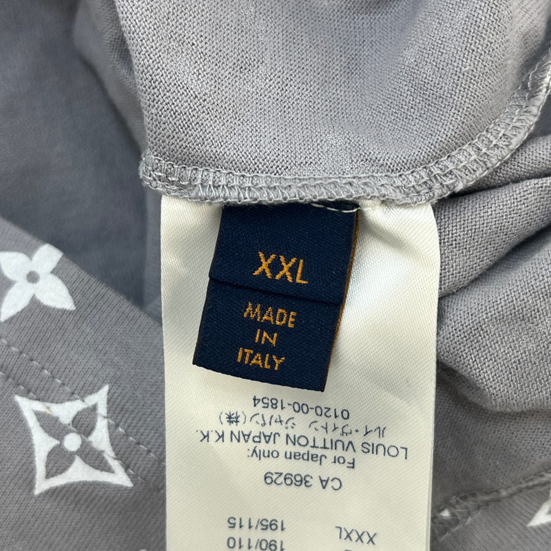 Men's Monogram Gradient T-Shirt Grey Size XXL