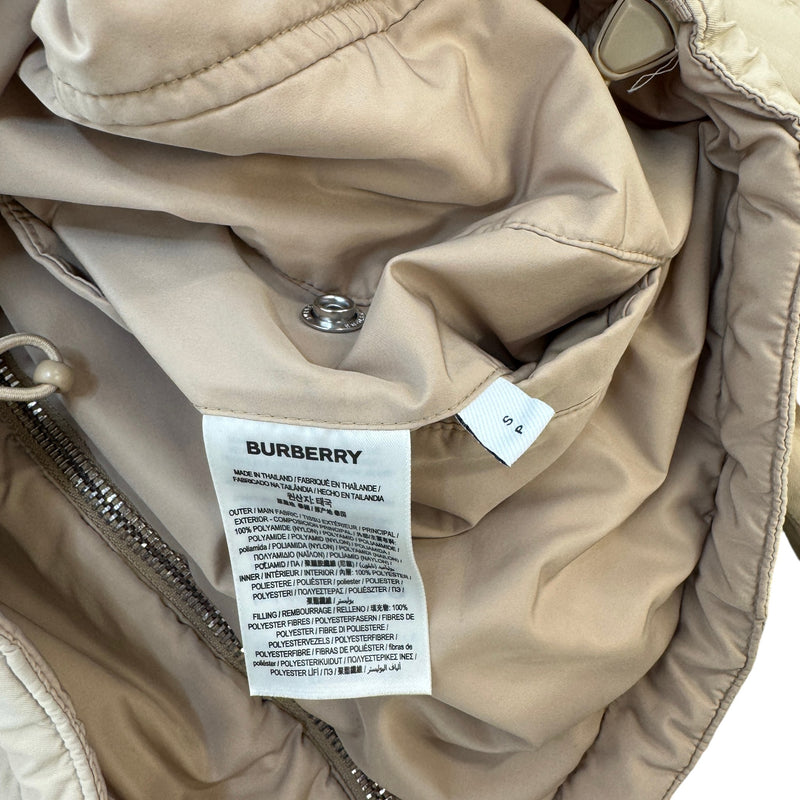Men's Stanford Reversible Check Windbreaker Beige Size S