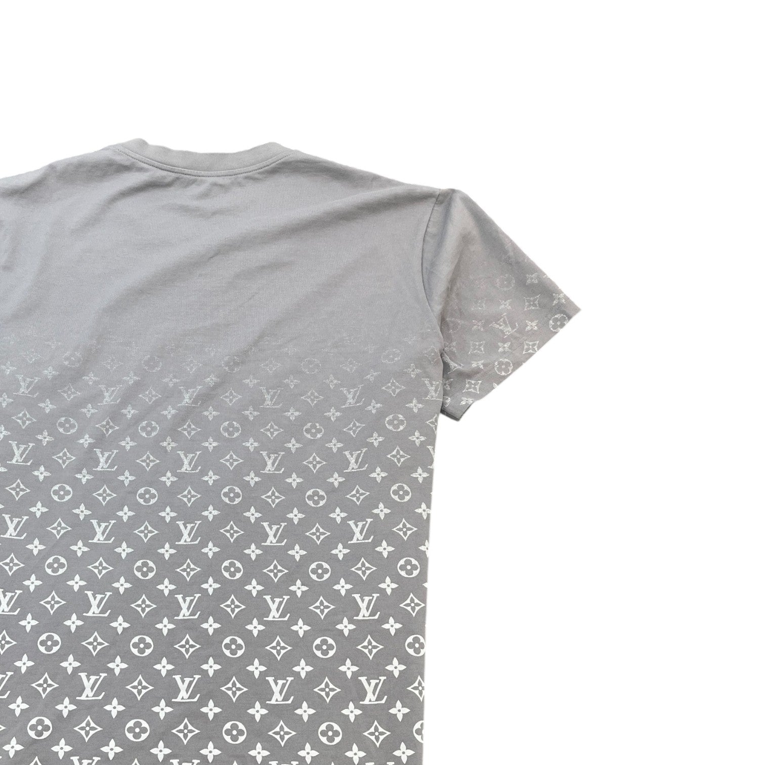 Men's Monogram Gradient T-Shirt Grey Size XXL - Photo 4