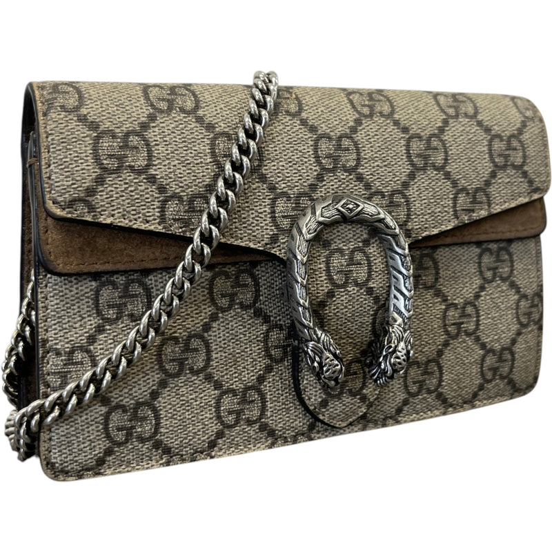 Women's GG Supreme Dionysus Super Mini Crossbody Bag Beige