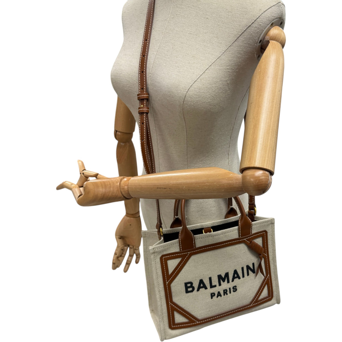 Women's B-army Small Handbag Beige - Photo 2