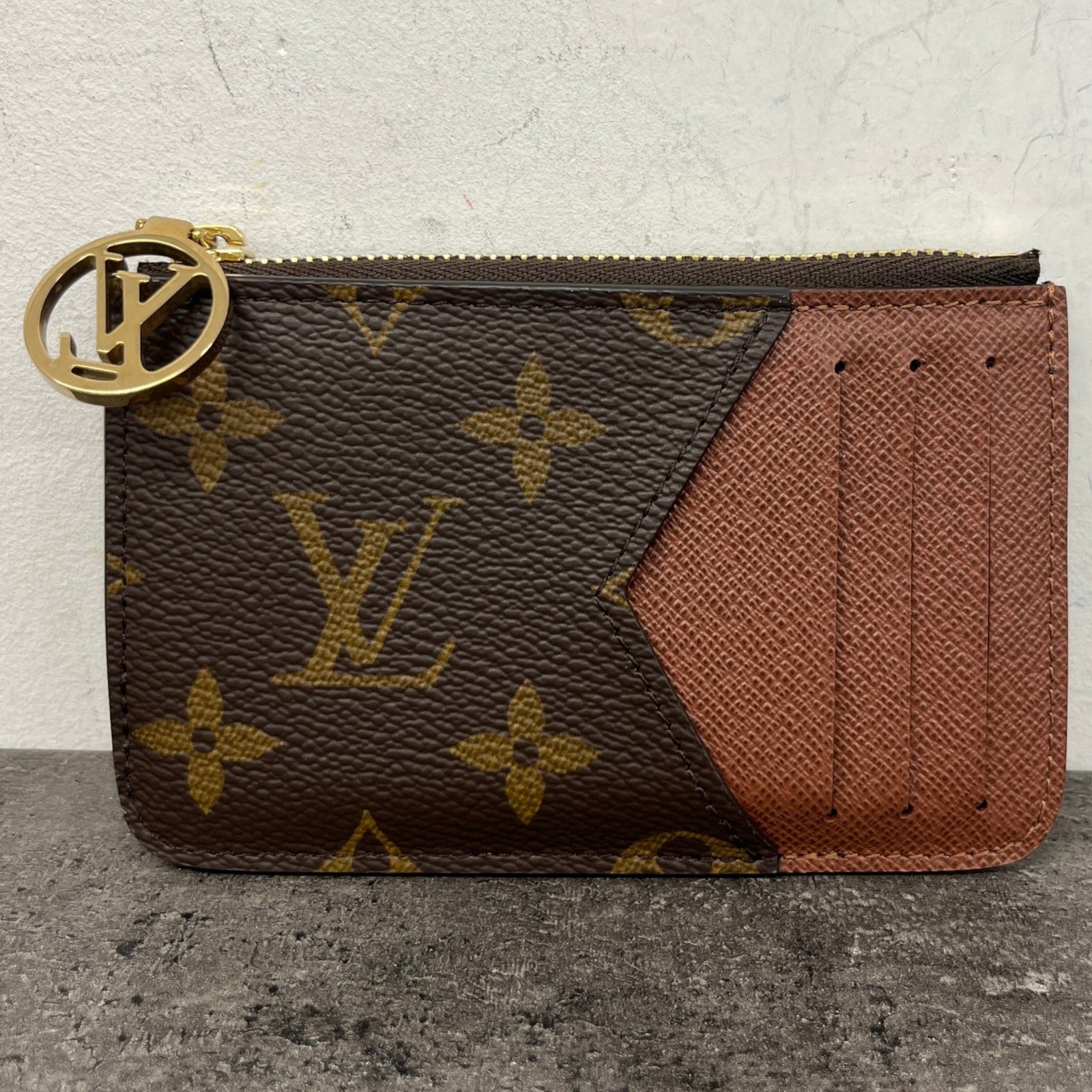 Women's Monogram Card Holder Brown - Photo 9