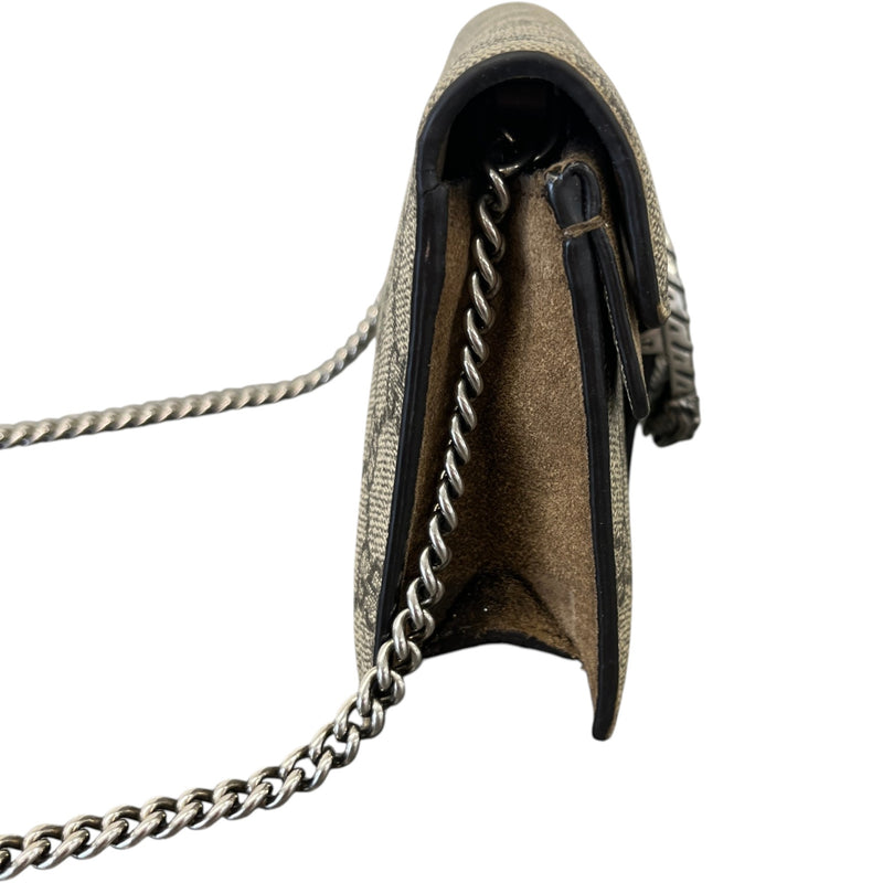 Women's GG Supreme Dionysus Super Mini Crossbody Bag Beige