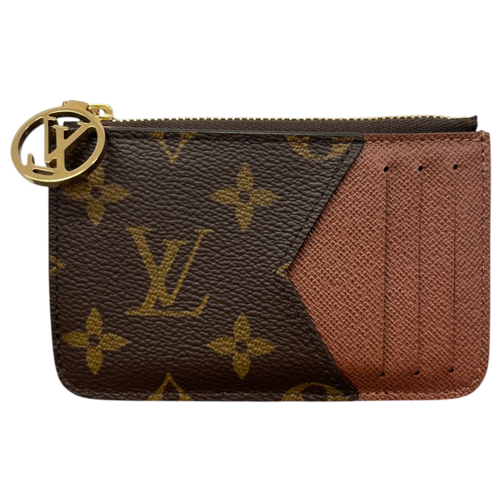 Women's Monogram Card Holder Brown - Photo 1