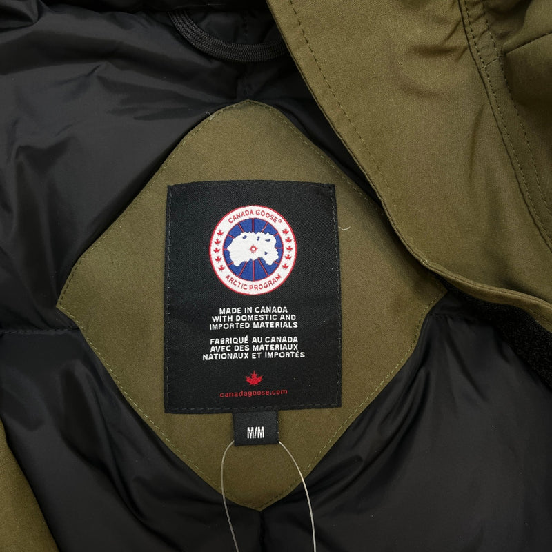 Men's Expedition Parka Down Jacket Khaki Size M