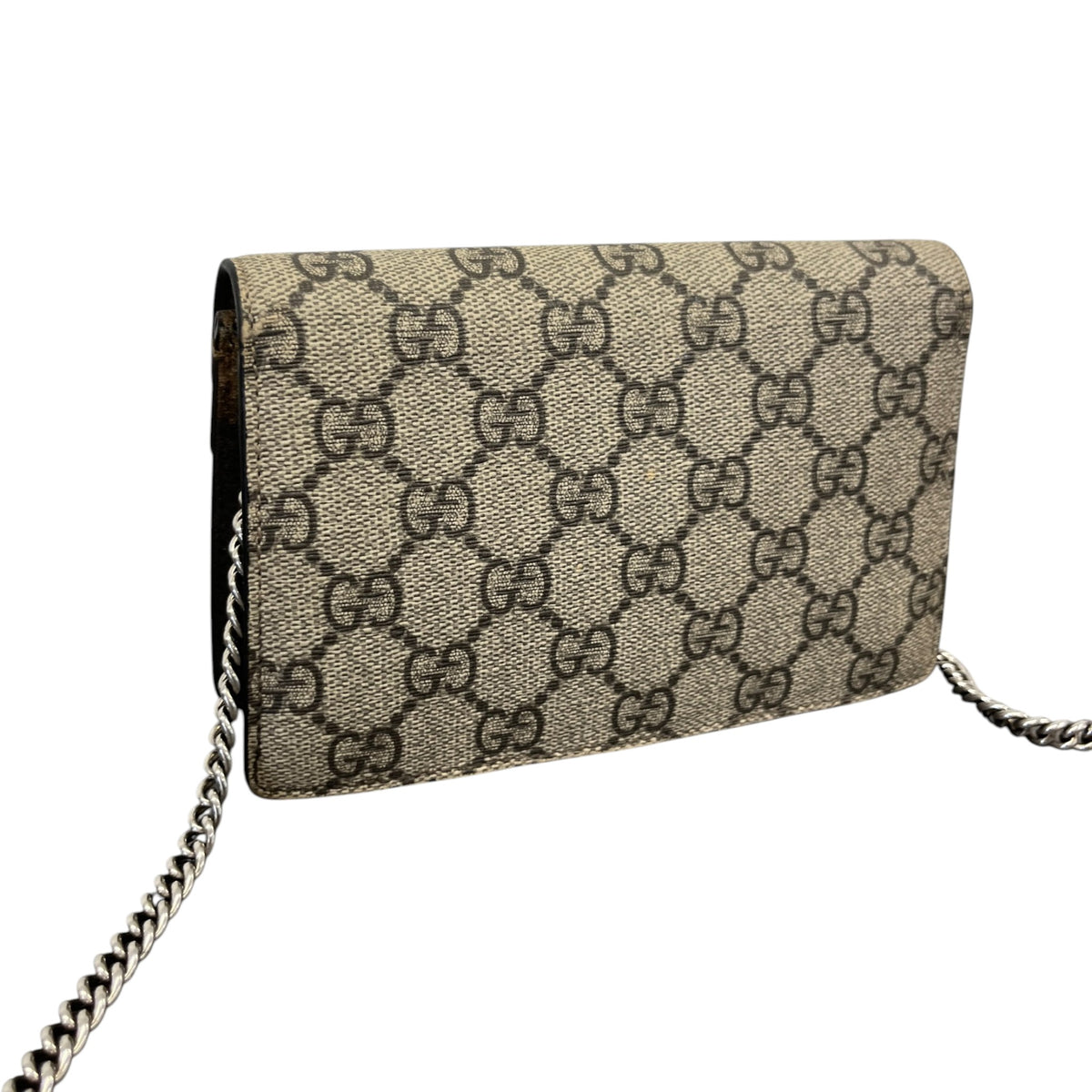 Women's GG Supreme Dionysus Super Mini Crossbody Bag Beige - Photo 7