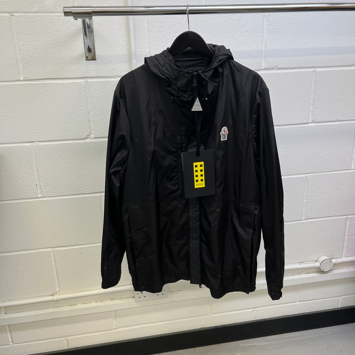 Men's Genius x Gentle Monster shell Windbreaker Black Size 5 / XXL - Photo 8