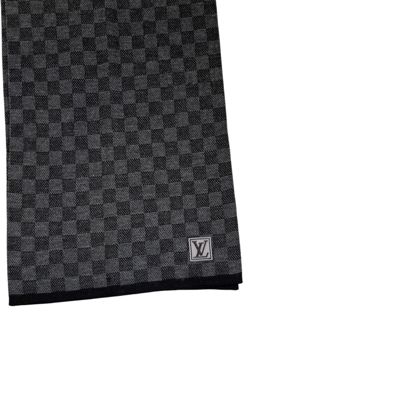 Men's Damier Graphite Echarpe Petit Scarf Black