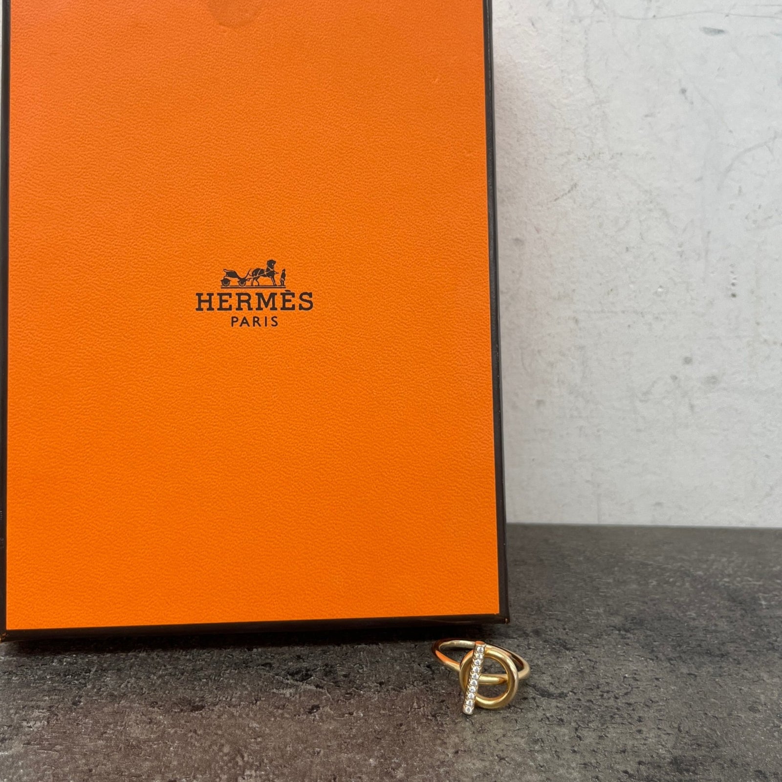 Women's Small Echappee 53 18K Ring Rose Gold Size M - Photo 5