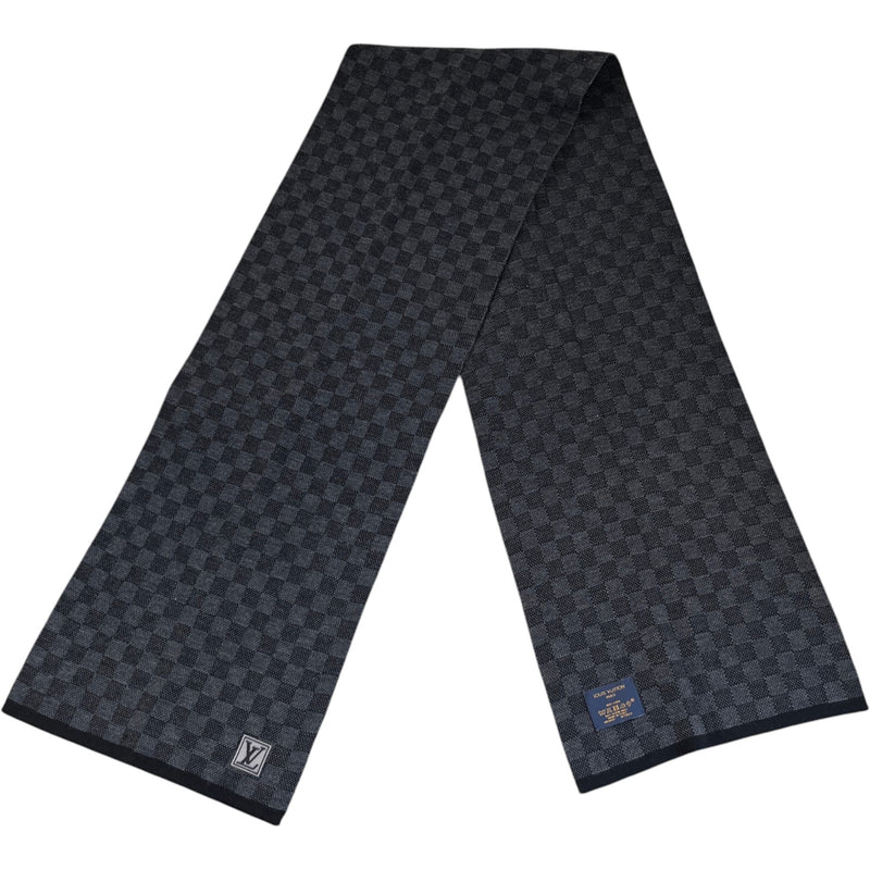 Men's Damier Graphite Echarpe Petit Scarf Black