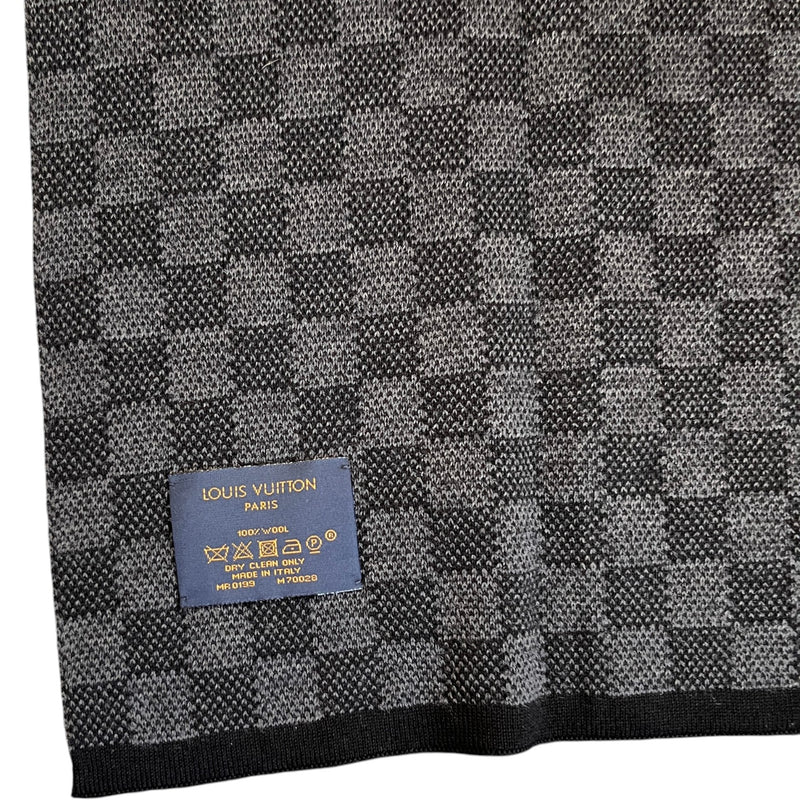 Men's Damier Graphite Echarpe Petit Scarf Black
