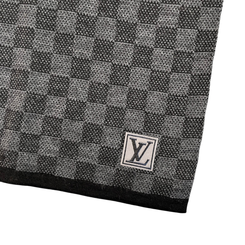 Men's Damier Graphite Echarpe Petit Scarf Black