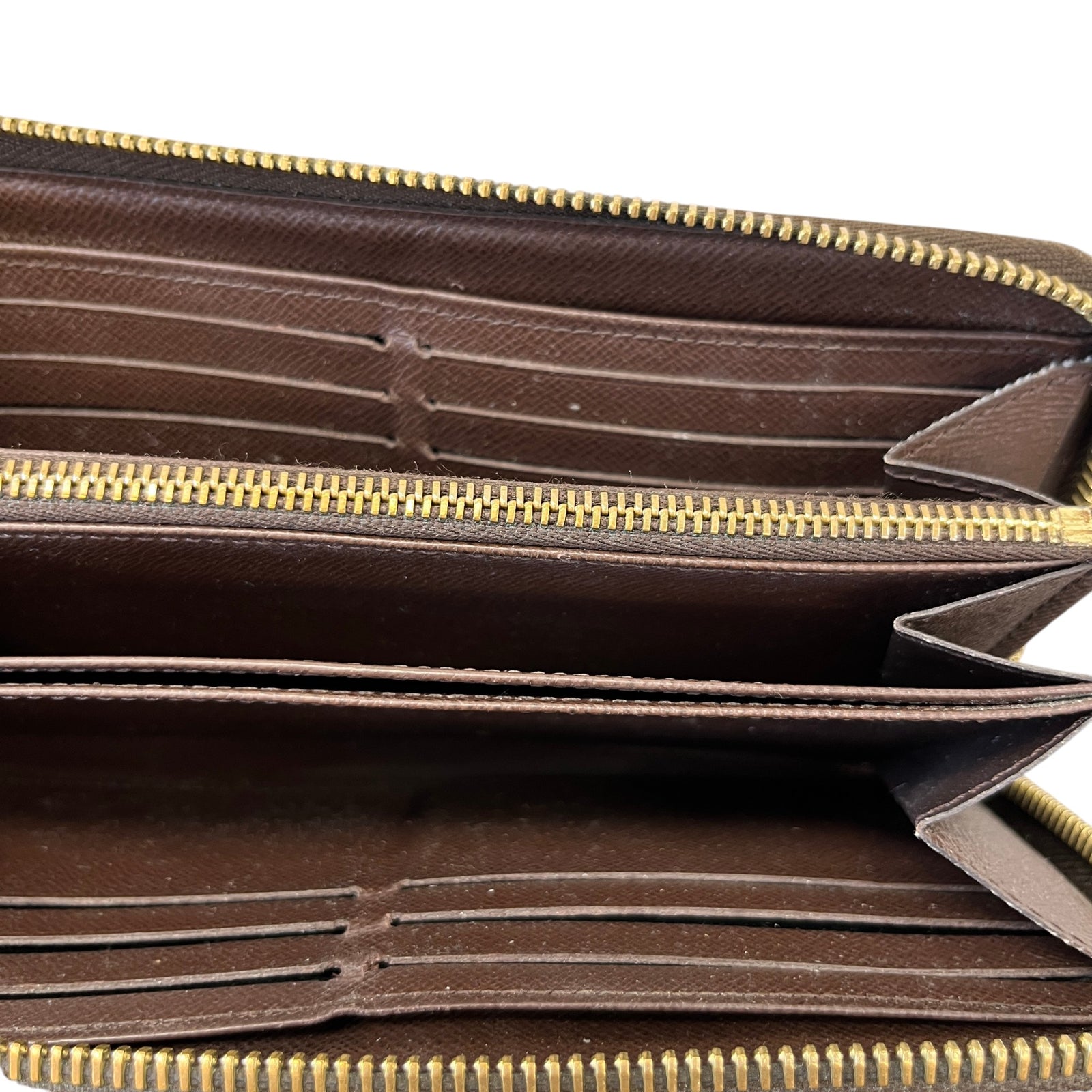 Women's Damier Zippy Wallet Brown - Photo 8