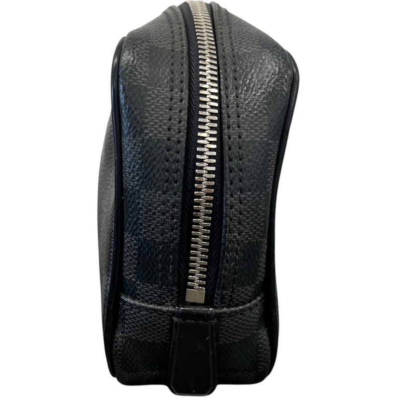 Men's Toiletry Pouch Bag PM Damier Toiletry Bag Black