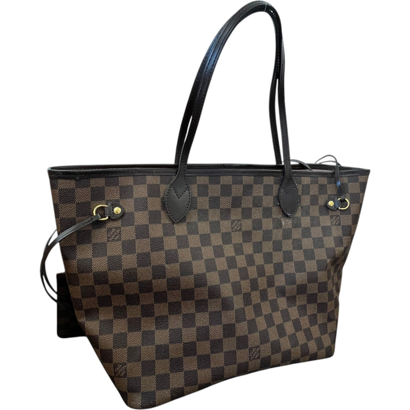 Women's Damier Ebene Neverfull MM Handbag Brown