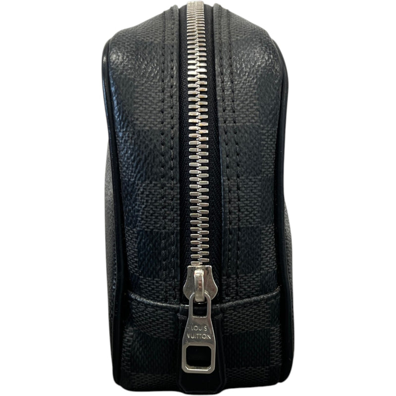 Men's Toiletry Pouch Bag PM Damier Toiletry Bag Black