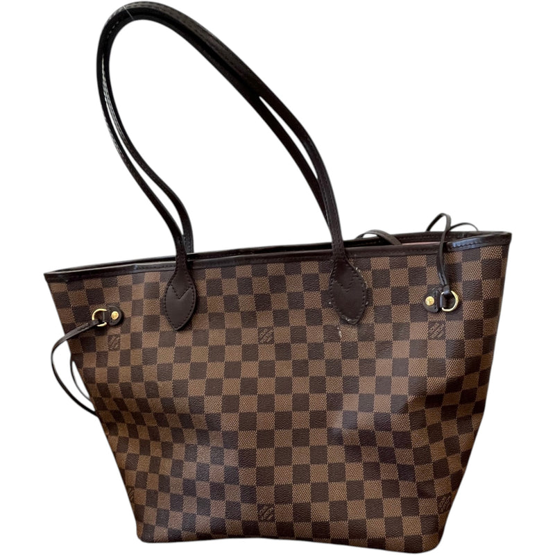Women's Damier Ebene Neverfull MM Handbag Brown