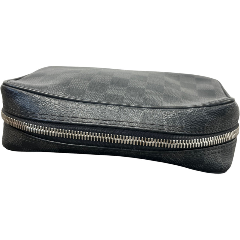 Men's Toiletry Pouch Bag PM Damier Toiletry Bag Black