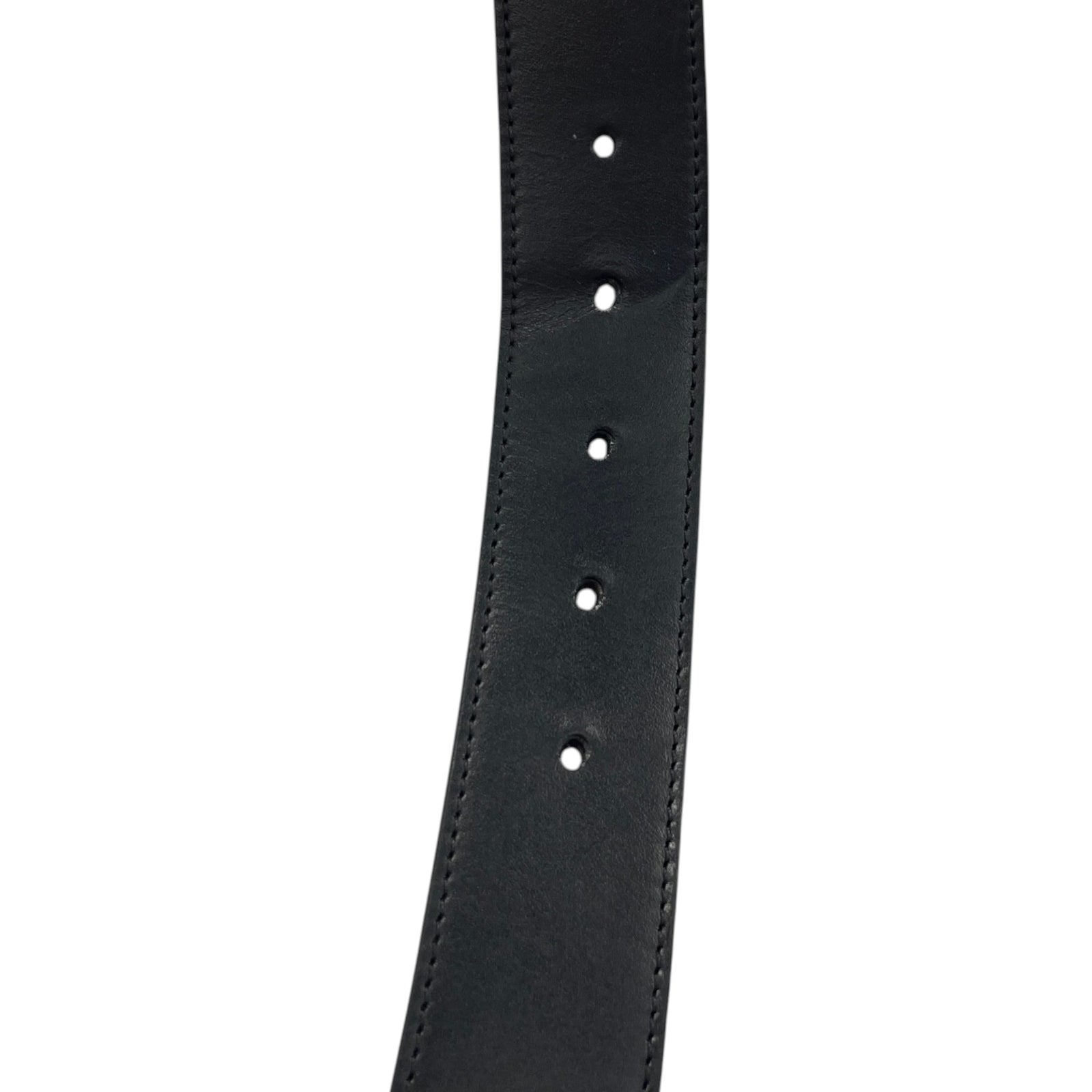 Men's Reversible and Adjustable Gancini Belt Black Size 32" - Photo 6