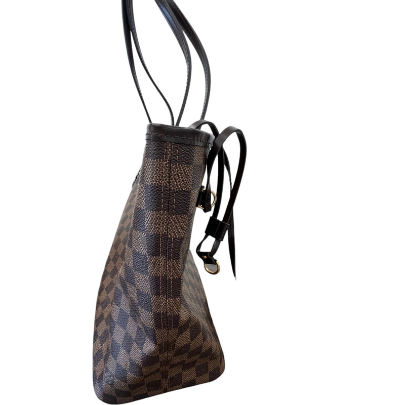 Women's Damier Ebene Neverfull MM Handbag Brown