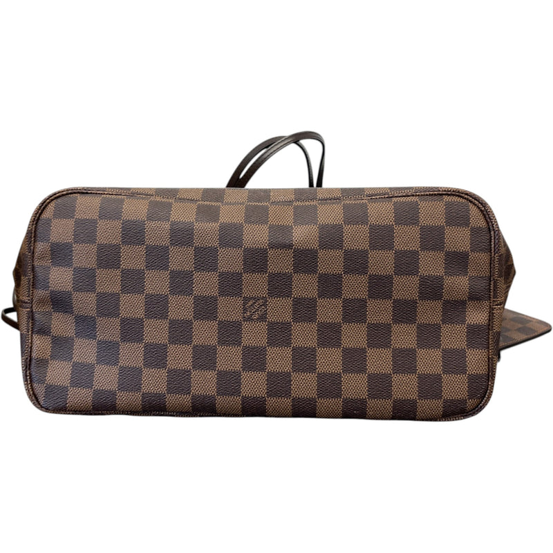 Women's Damier Ebene Neverfull MM Handbag Brown