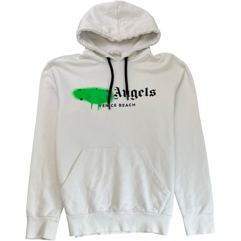 Men's Venice Beach Sprayed Hoodie White Size XS