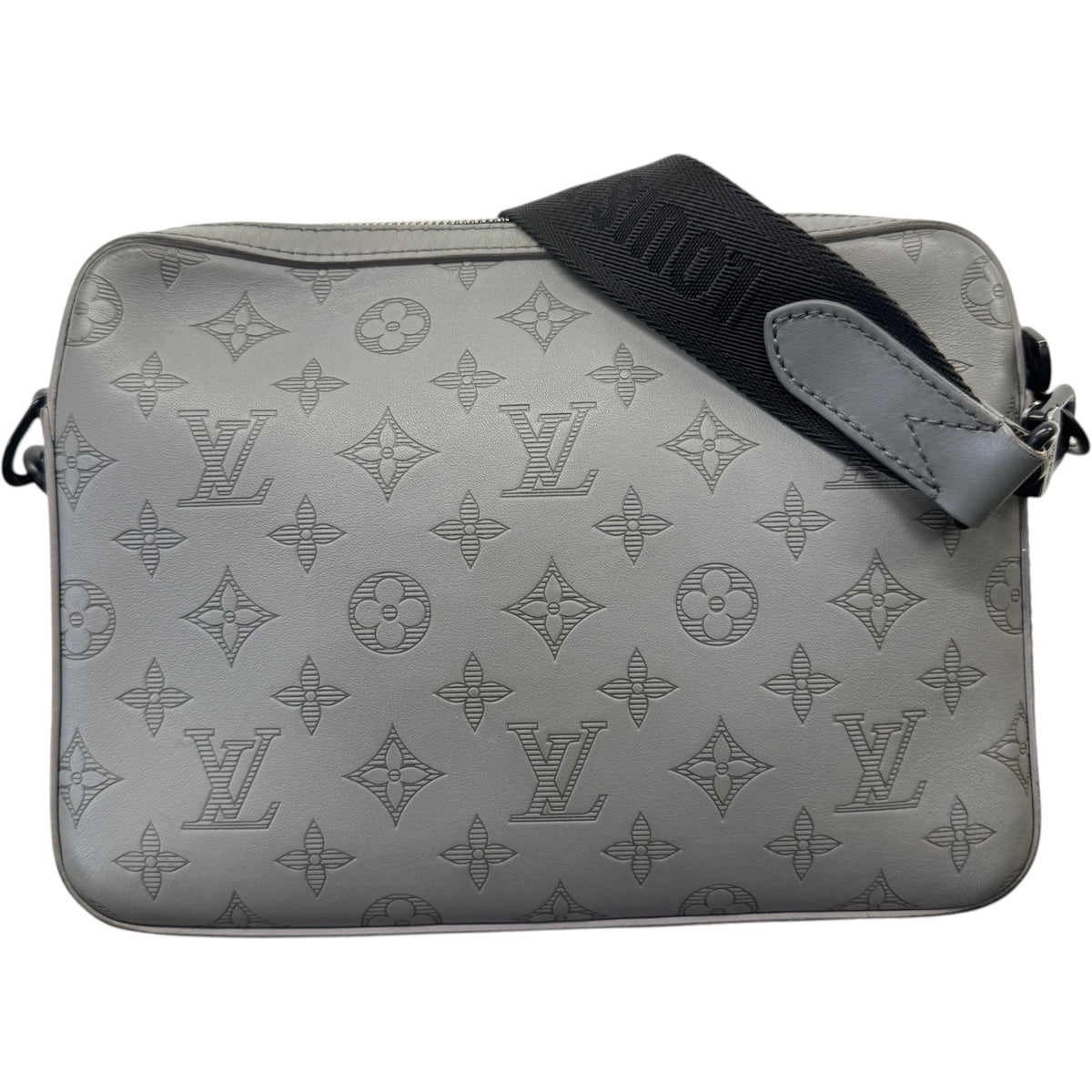 Men's Monogram Shadow Duo Messenger Bag Grey - Photo 3