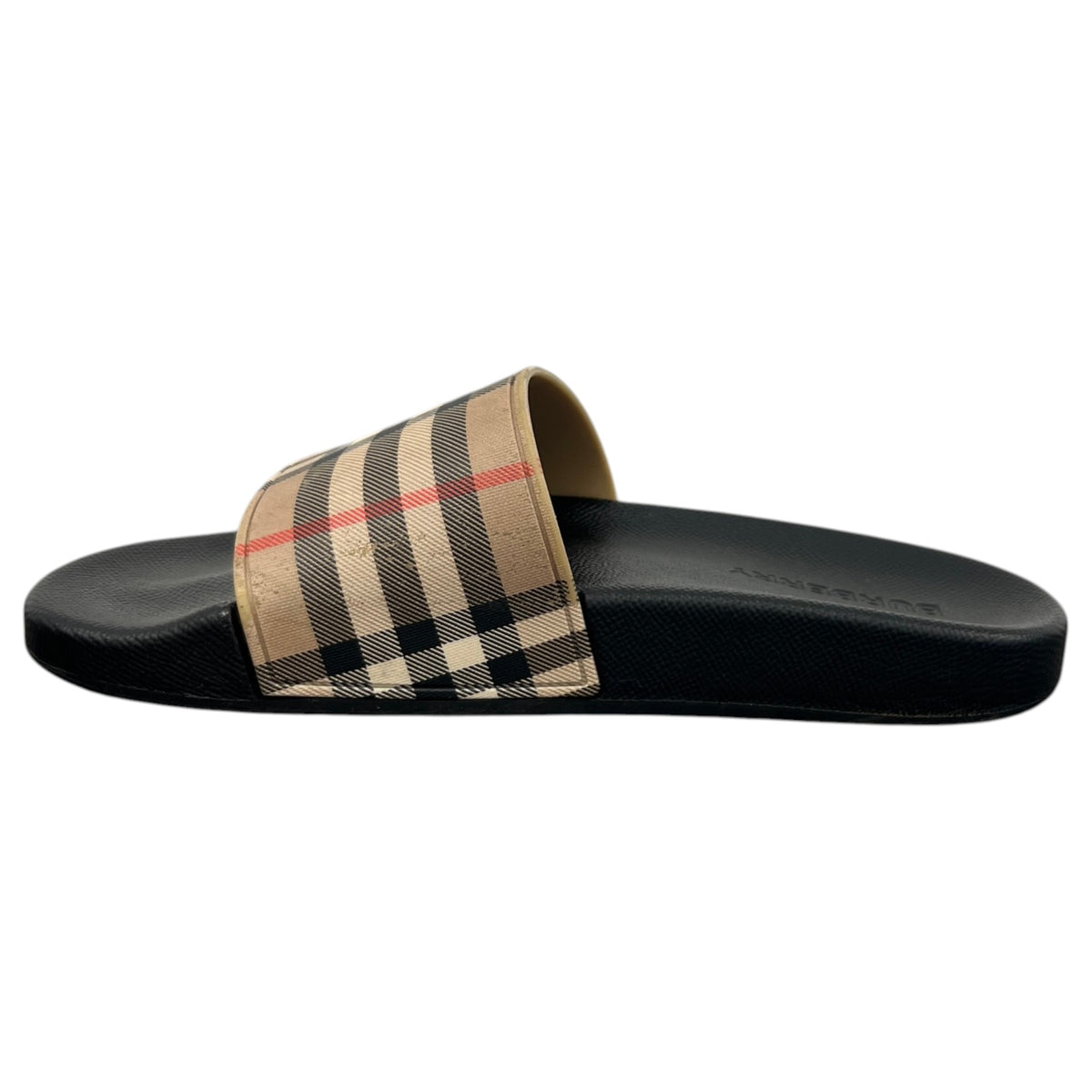 Women's Checkered Slides Black Size UK 4 / EU 37 - Photo 2